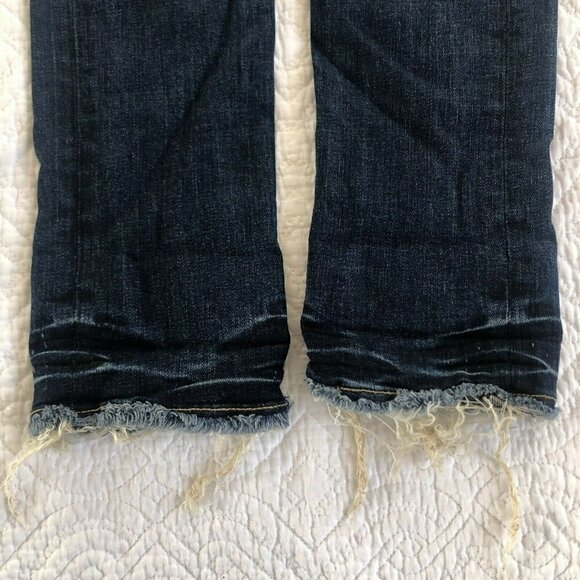 Rag and Bone "The Crop Jean" in Alderly Raw Hem Woman's Sz 25 Sold on REVOLVE - Picture 10 of 11